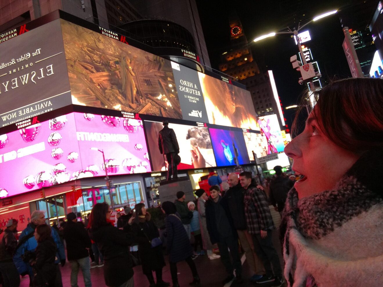 Al momento stai visualizzando Rimanere a bocca aperta a Times Square